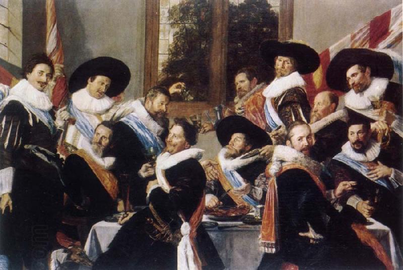 Frans Hals Festmabl of the officers of the St. Jorisdoelen in Haarlem China oil painting art